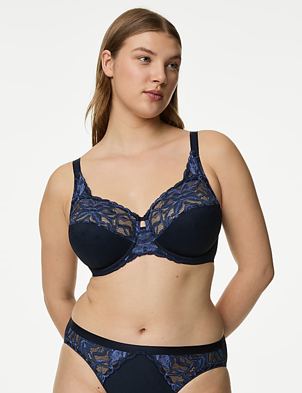 Wild Blooms Wired Full Cup Bra F-H - VN
