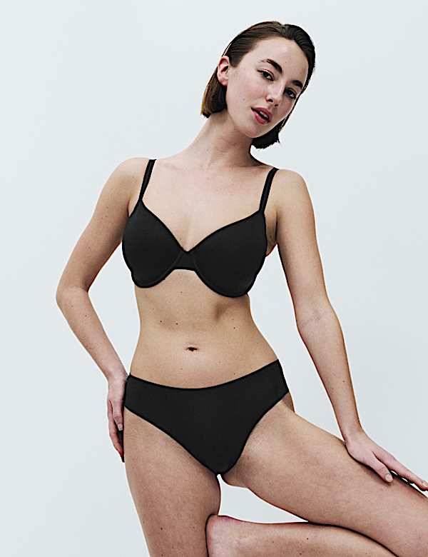 Body Invisibles&trade; Non-Padded Wired Demi Cup Bra (F+) - NZ