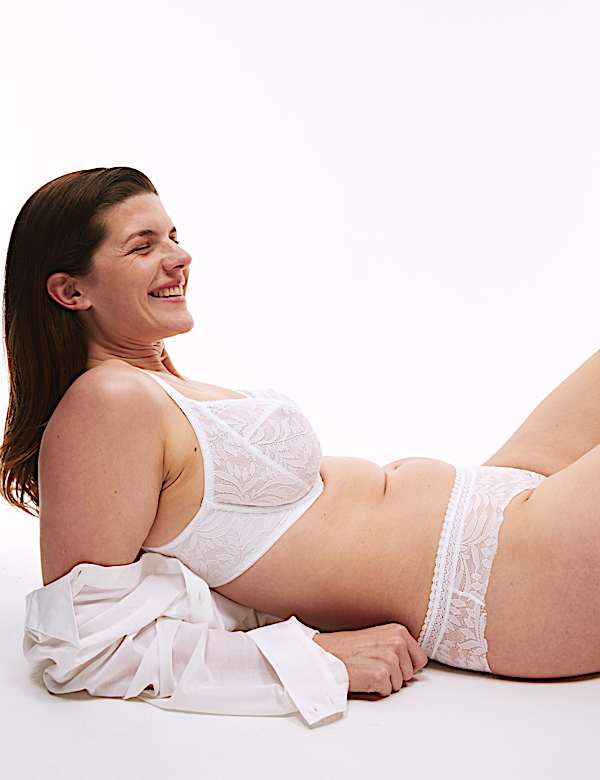 Soutien-gorge Flexifit™ à armatures et maintien optimal en dentelle, bonnets F à H - CH