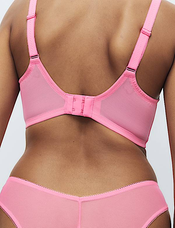 Mesh Wired Extra Support Bra (F-J) - NL