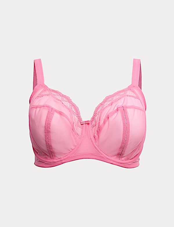 Mesh Wired Extra Support Bra (F-J) - NL