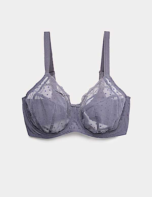 Mesh Wired Extra Support Bra (F-J)