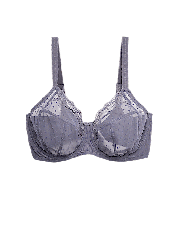 Mesh Wired Extra Support Bra (F-J)