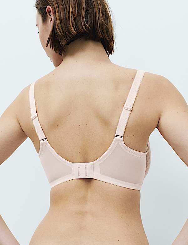 Mesh Wired Extra Support Bra (F-J) - US