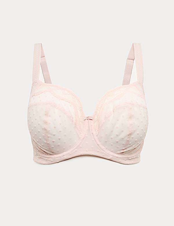 Mesh Wired Extra Support Bra (F-J) - US