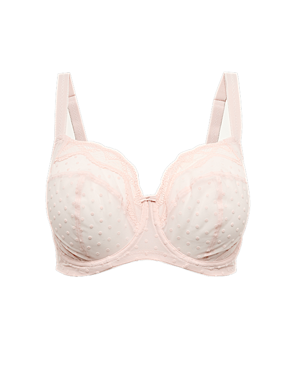 Mesh Wired Extra Support Bra (F-J)