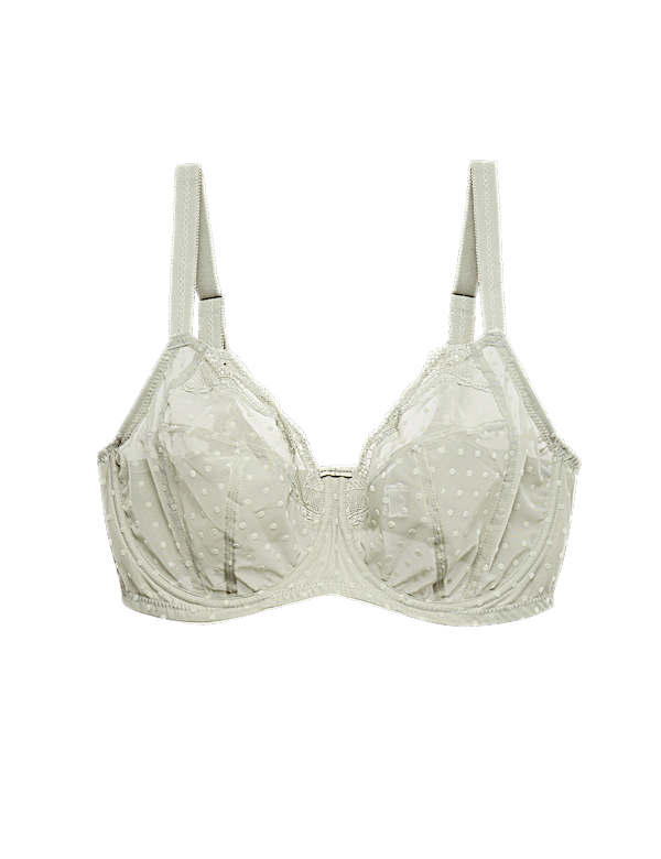 Mesh Wired Extra Support Bra (F-J)