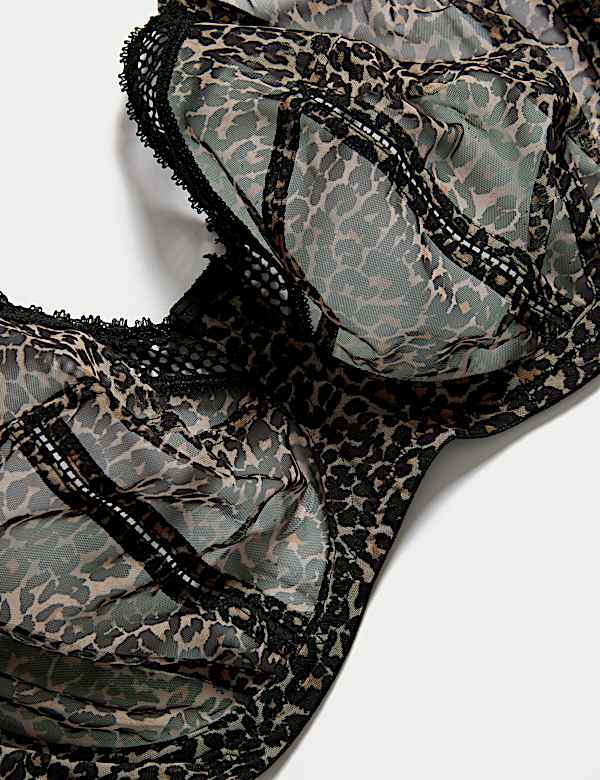 Mesh Wired Extra Support Bra F-J