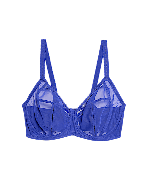Mesh Wired Extra Support Bra (F-J)