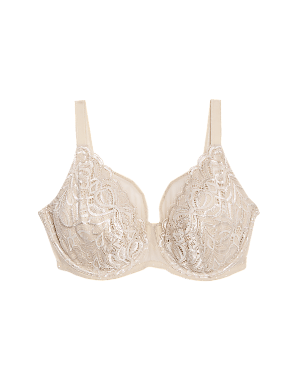 Amelia Lace Natural Lift Wired Full Cup Bra (F+)