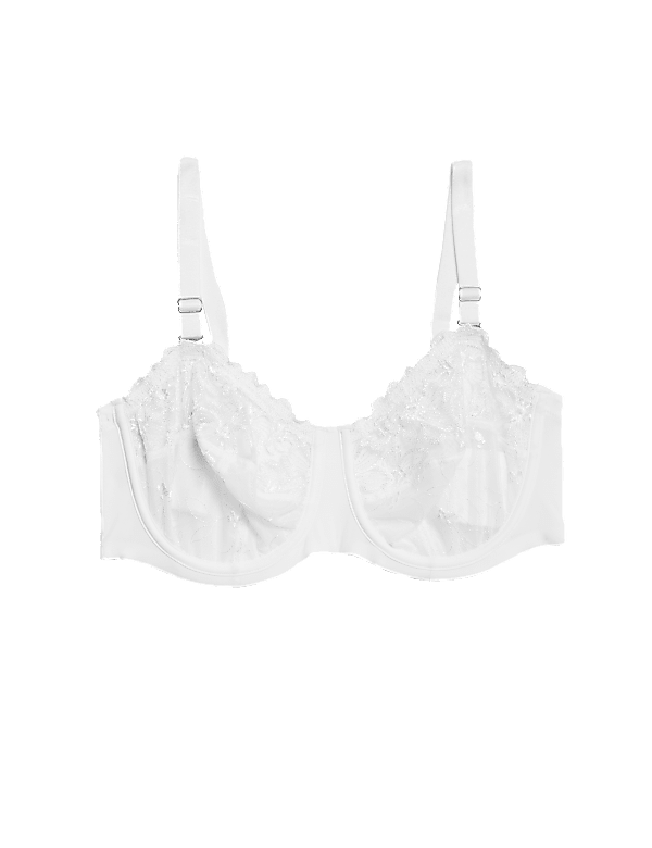 Embrace Embroidered Wired Strapless Bra F-H