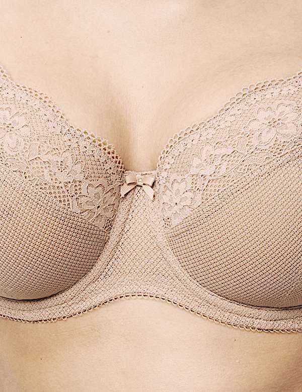 Jasmine Lace Wired Balcony Bra (F-H)