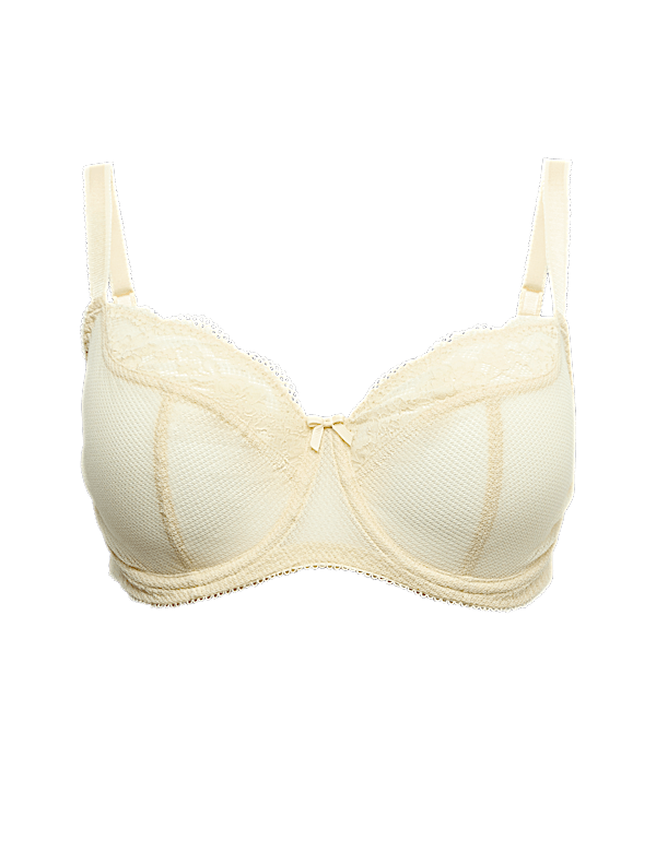 Jasmine Lace Wired Balcony Bra (F-H)