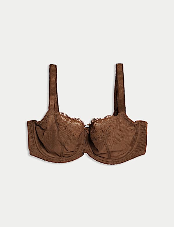 חזיית בלקונט Jasmine עם ברזלים ותחרה (מידות F-H) - IL