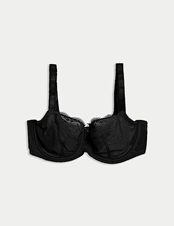 חזיית בלקונט Jasmine עם ברזלים ותחרה (מידות F-H) - IL