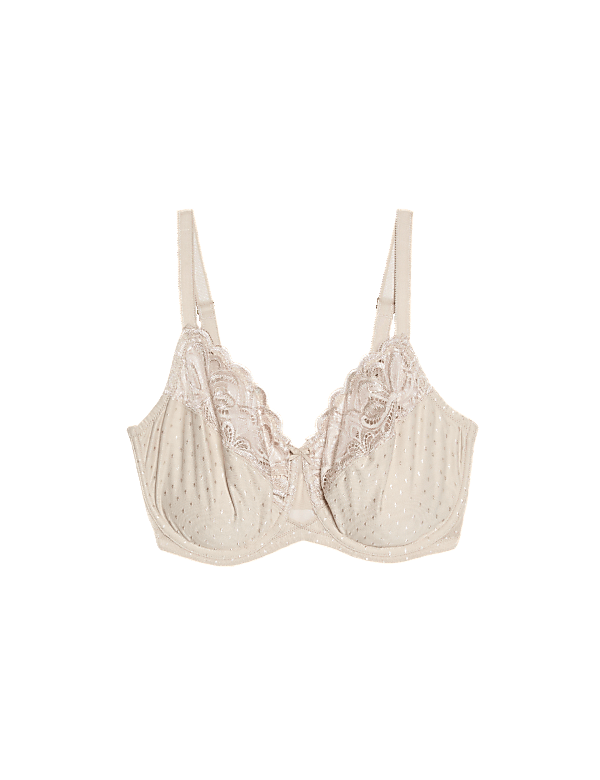 Amelia Lace Wired Minimiser Bra (C-H)