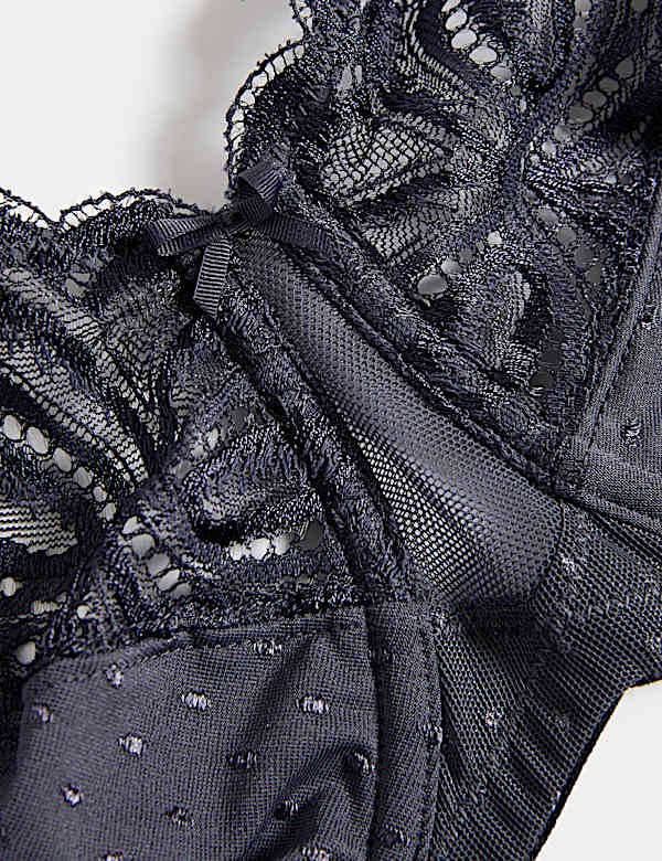 Amelia Lace Wired Minimiser Bra (C-H)