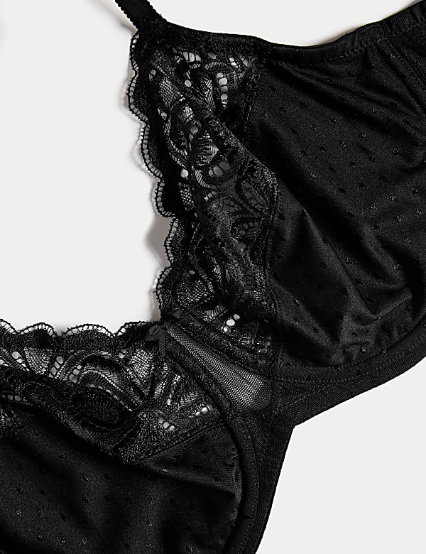 Amelia Lace Wired Minimiser Bra (C-H)
