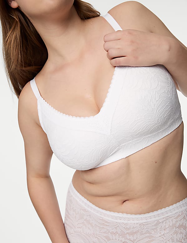 Flexifit™ Lace Non Wired Minimiser Bra C-H