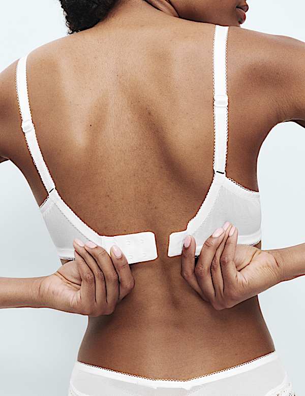 Jasmine Lace Wired Minimiser Bra (C-H) - UA