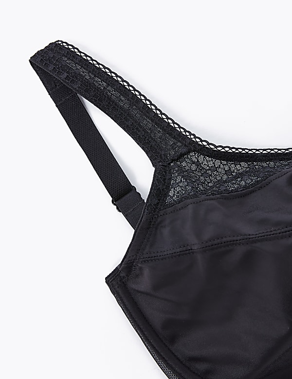2pk Geometric Lace Minimiser Full Cup Bras
