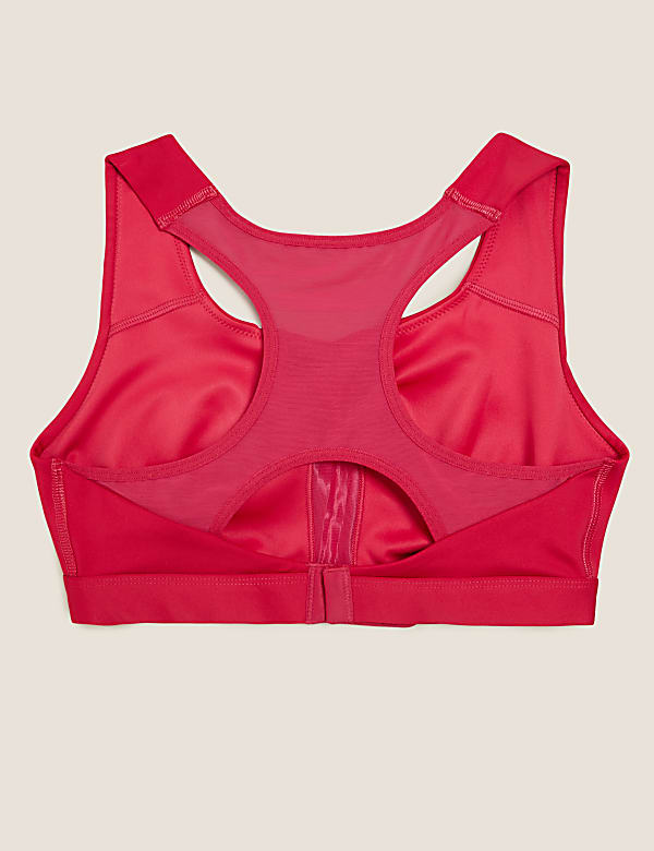 Mesh High Impact Non-Wired Sports Bra A-E
