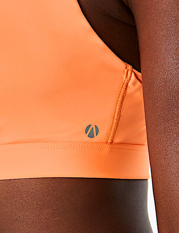 Mesh High Impact Non-Wired Sports Bra A-E
