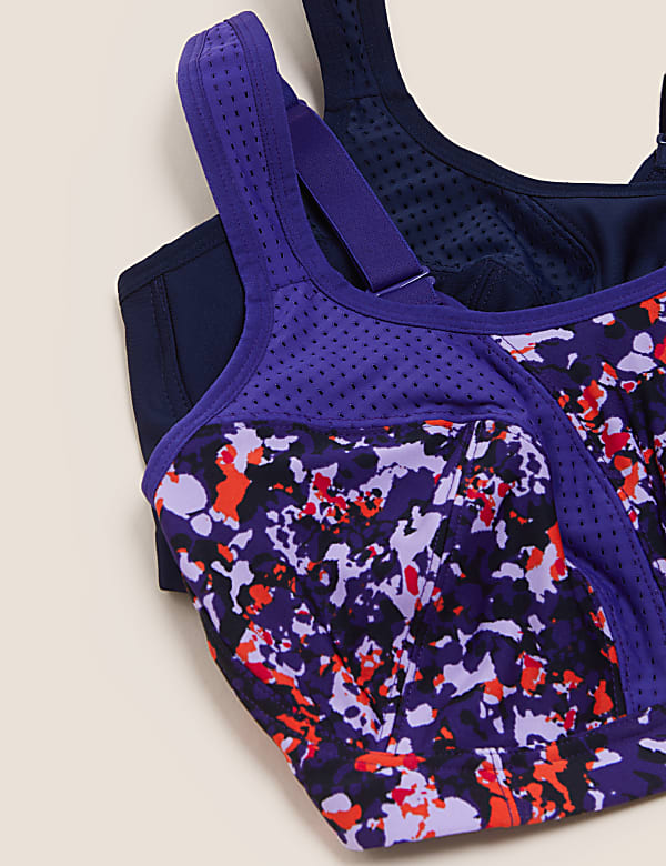 2pk Ultimate Support Non Wired Sports Bras A-E