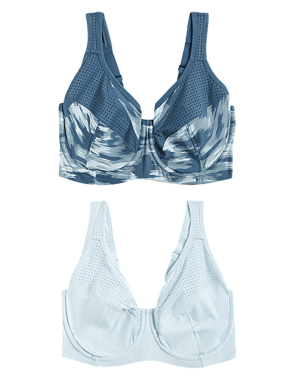 2pk Ultimate Support Wired Sports Bras F-H