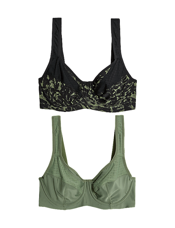 2pk Ultimate Support Wired Sports Bras F-H