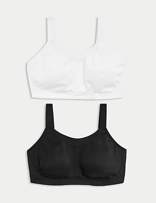 2pk Ultimate Support Non Wired Sports Bras (A-H) - VN