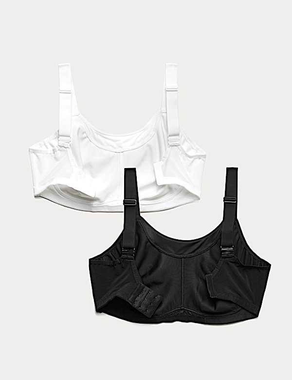 2pk Ultimate Support Non Wired Sports Bras (A-H)