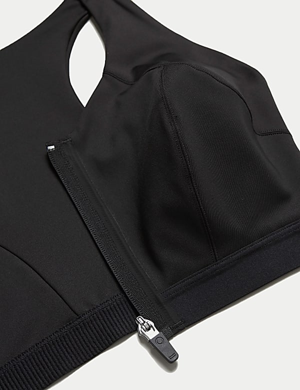 Buy Ultimate Support Zip Front Sports Bra F H at Marks Spencer
