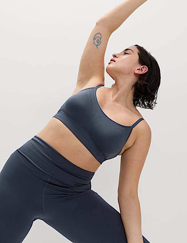 Low Impact Seamless Non Wired Sports Bra