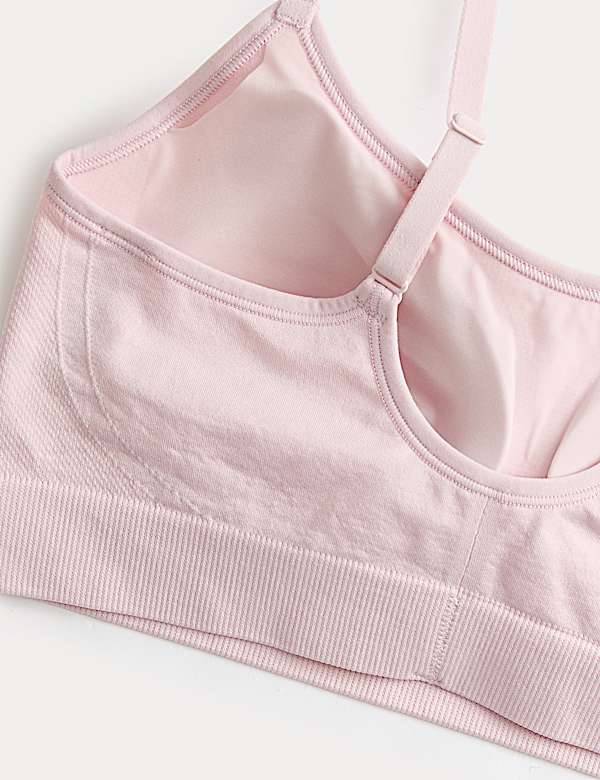 Low Impact Seamless Non Wired Sports Bra