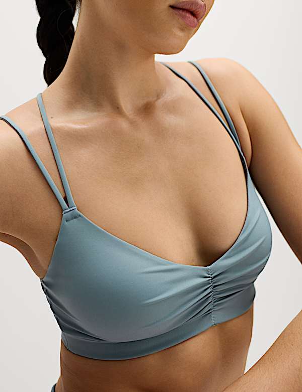 Low Impact Non Wired Triangle Sports Bra