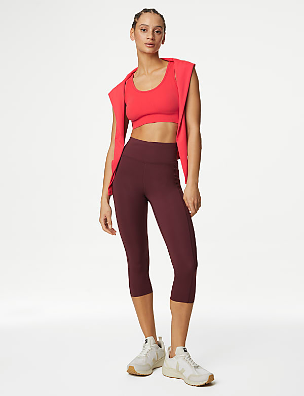 Seamless Medium Support Sports Bra A-E