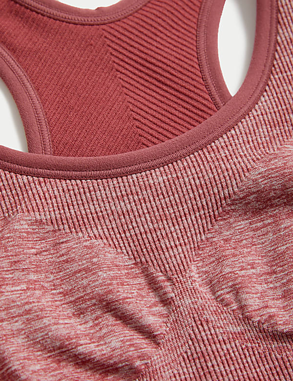 Reversible Seamless Medium Support Sports Bra