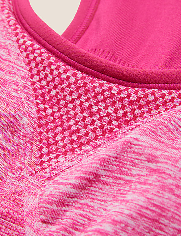 Reversible Seamless Medium Support Sports Bra