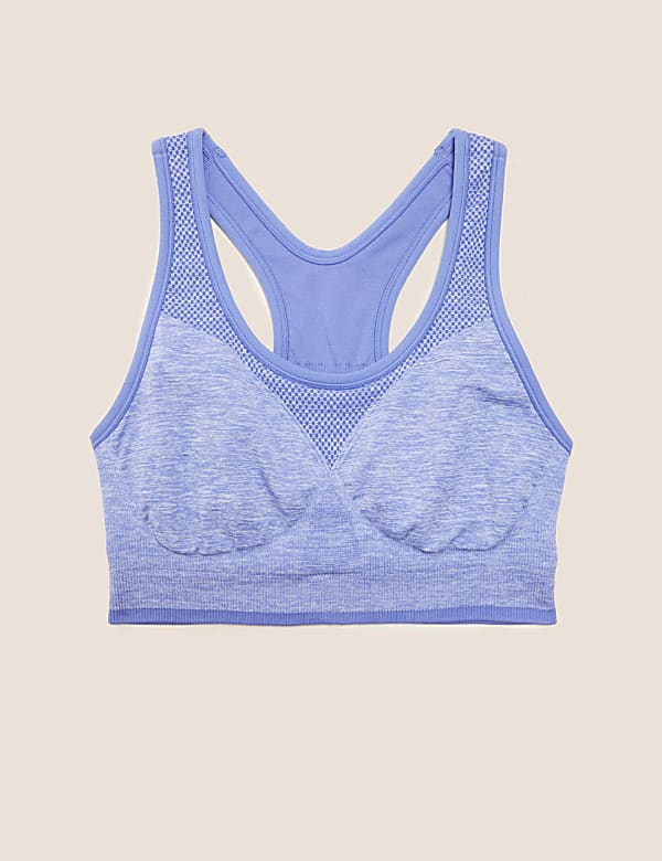 Reversible Seamless Medium Support Sports Bra