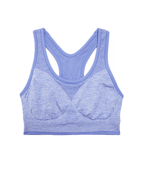 Reversible Seamless Medium Support Sports Bra