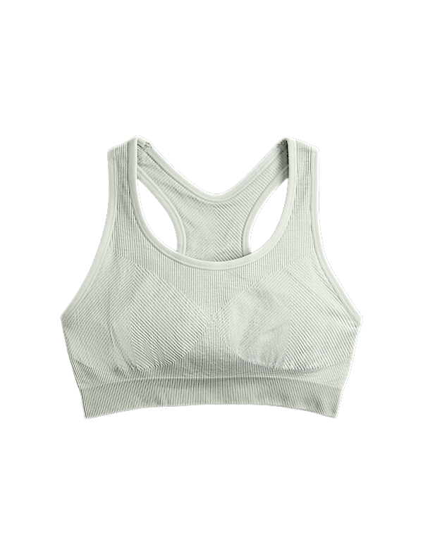 Reversible Seamless Medium Support Sports Bra
