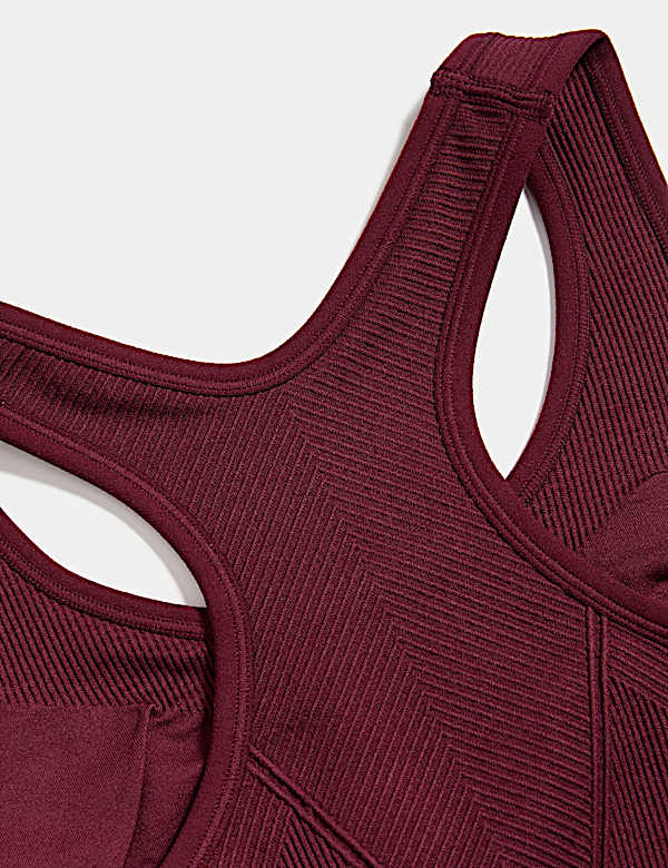 Reversible Seamless Medium Support Sports Bra