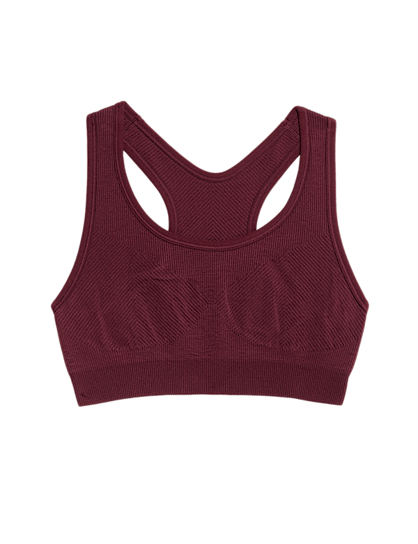 Reversible Seamless Medium Support Sports Bra