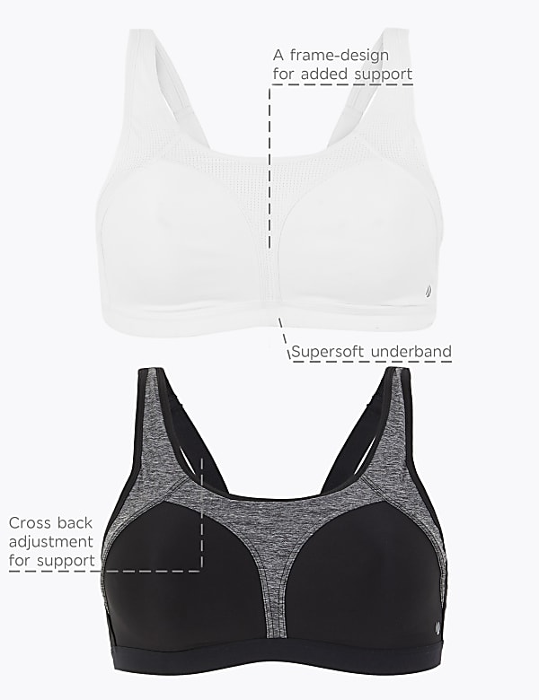 2pk Extra High Impact Sports Bras