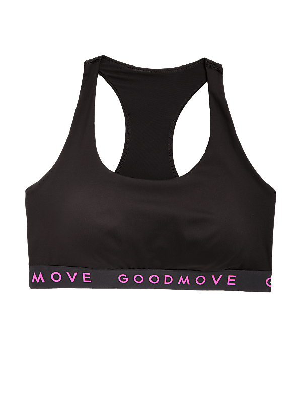 Medium Support Non Wired Crop Top A-E