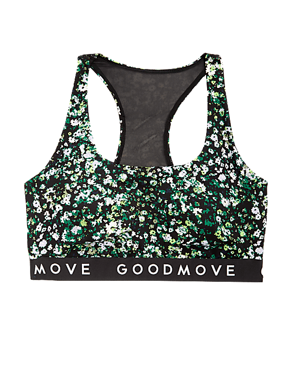 Medium Support Non Wired Crop Top A-E