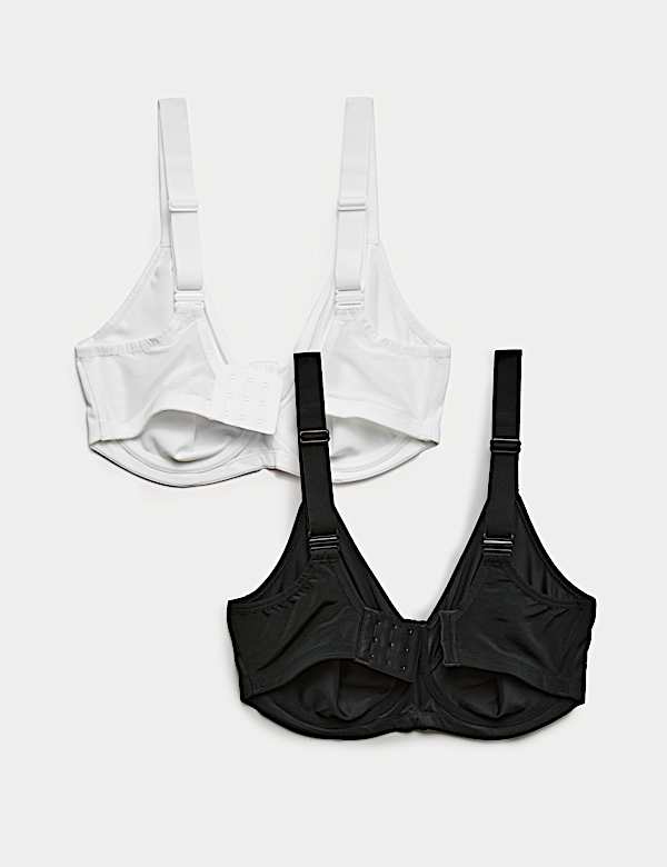 2pk Ultimate Support Wired Sports Bras A-H