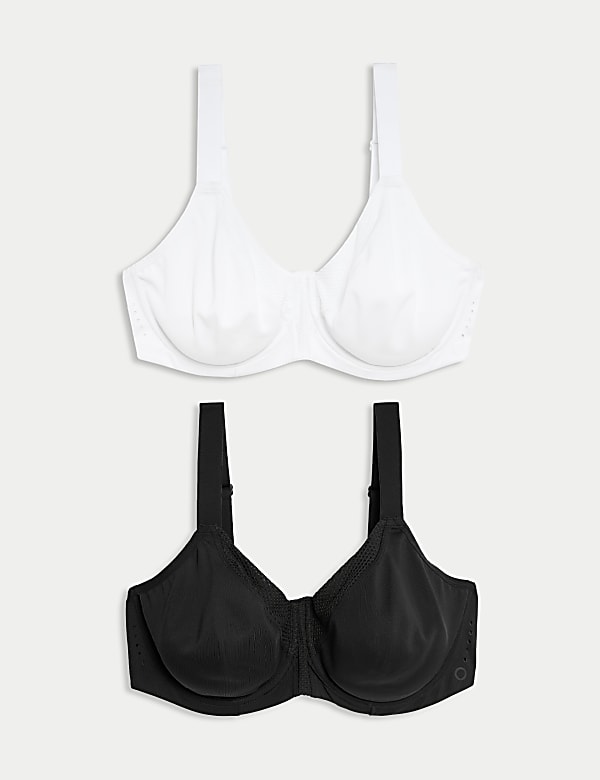 2pk Ultimate Support Wired Sports Bras (A-H) - VN