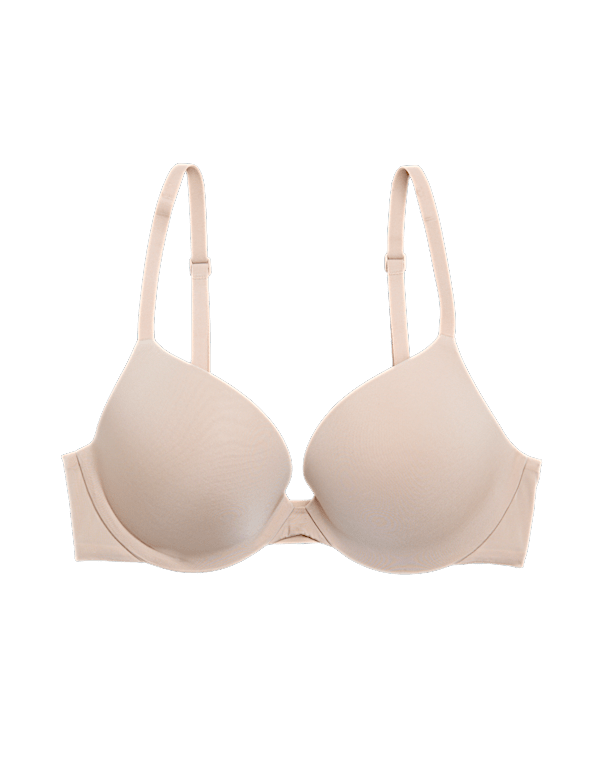 Body Invisibles&trade; Wired Push Up Plunge Bra (A-E)